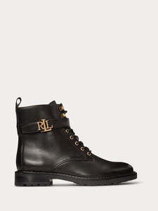 RALPH LAUREN Eldridge Leather Boot - Black EU41