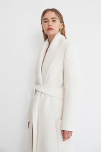 CAMILLA & MARC Elada Coat - Cream Sz S/M