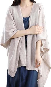 NEW STUDIO Merino Split Front Shawl