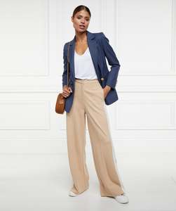 HOLLAND COOPER Wide Leg Pants - Beige SzS