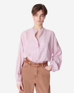 VANESSA BRUNO Coco Blouse - Powder Pink Sz36 NZM