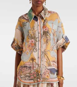 ZIMMERMANN Tallow Shirt - Nautical Sz3 NZ14