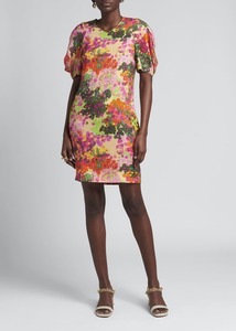 Dresses 1: STELLA MCCARTNEY Malia Printed Dress - Floral IT40 NZ10