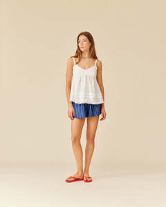 Shirts Tops: RUBY Colette Lace Trimmed Camisole - White Sz6