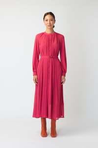 SYLVESTER Billowy Dress - Raspberry Sz6