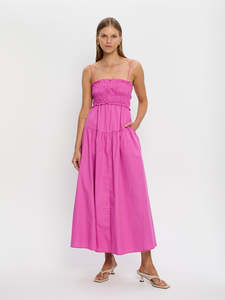 KIVARI Oasis Maxi Dress - Magenta Sz8