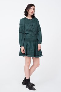 SEA NY Azzedine Tunic Dress - Forest Green Sz4 NZ8