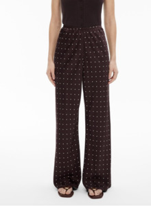 WITCHERY Bias Pull On Pants - Espresso Spot Sz10
