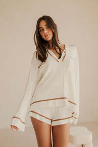 Shorts: SABO Adair Shorts - White SzS