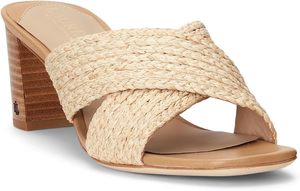 Shoes: LAUREN by RALPH LAUREN Freddi Raffia Sandal  US7 EU38