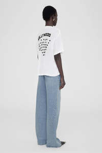 Shirts Tops: ANINE BING  Louis Tee Hollywood - Ivory SzL