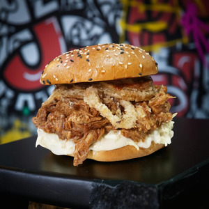 Burgers: LITTLE PIGGIE BURGER