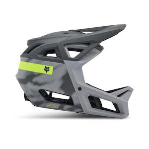 protection-helmet: Full Face: Fox Proframe RS Taunt MIPS Dark Shadow