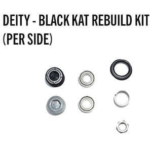 Components Pedal Cleats Parts: Deity Black Kat Rebuild Kit