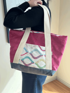 Products: B&B City Tote - Look for rainbows - Burlap & Bright