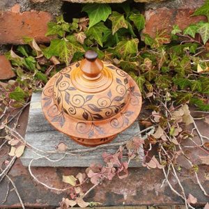 Products: Decorative Container with Lid - Burnt Offerings
