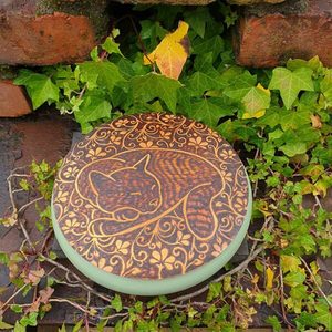 Large Vintage Cat Container - Burnt Offerings