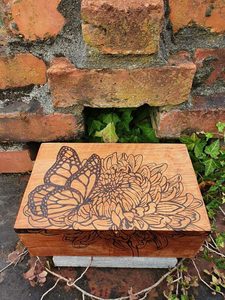 Products: Monarch Butterfly Box - Burnt Offerings