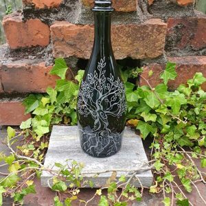 Products: Tree Etched Bottle - Burnt Offerings