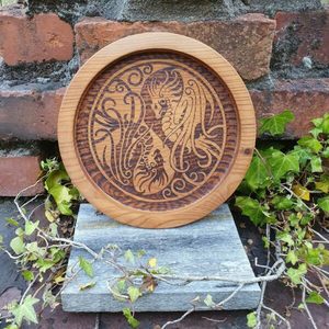 Dragon Cedar Plate - Burnt Offerings