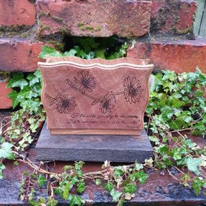 Walnut Letter Holder - Burnt Offerings