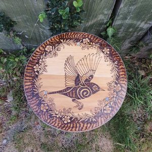 Cream Coloured Stool - Burnt Offerings