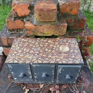 Products: Rustic Set of Drawers - Burnt Offerings