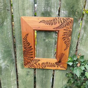 Products: Large Wooden Frame - Burnt Offerings