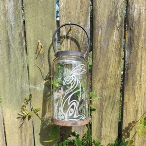 Products: Large Hare Jar - Burnt Offerings