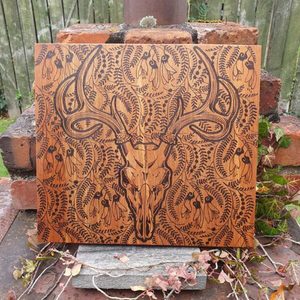 Reclaimed Rimu Stage & Kowhai Board - Burnt Offerings