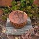 Round Butterfly Container with Lid - Burnt Offerings