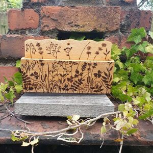 Oak Stationary Holder - Burnt Offerings
