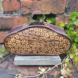 Products: Wooden Handbag - Burnt Offerings