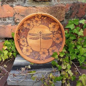 Kauri Dragonfly Plate - Burnt Offerings