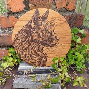 Rimu Cat Platter - Burnt Offerings