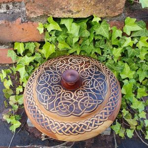 Products: Round Celtic Box - Burnt Offerings