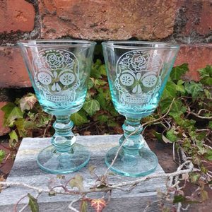 Sugar Skull Glasses - Burnt Offerings