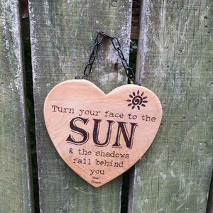 Products: Wooden Heart Sun - Burnt Offerings