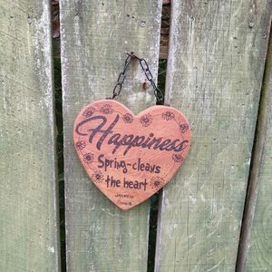 Products: Wooden Heart Happiness - Burnt Offerings