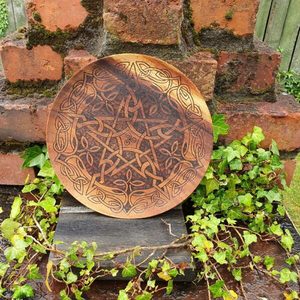 Products: Celtic Pentacle Plate - Burnt Offerings