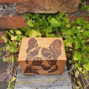 Products: French Bull Dog Box - Burnt Offerings