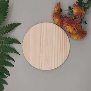 Kitchen And Dining: Floral Designs Round Wooden Coasters (Set of 4)