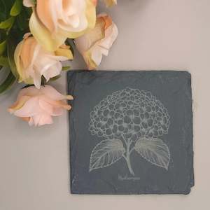 Floral Designs Slate Coasters (Set of 4)