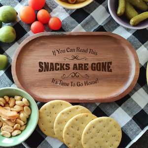 Kitchen And Dining: Funny Designs Snack Trays (Set of 4)