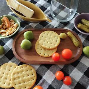 Kitchen And Dining: Custom Text Snack Trays (Set of 4)