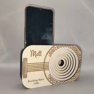 New: Music Designs Wooden Phone Speaker Box