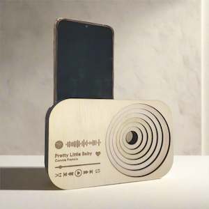 Spotify Code Wooden Phone Speaker Box
