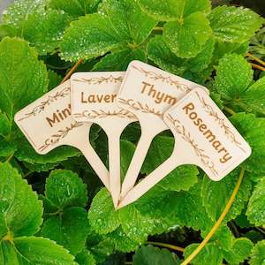 Women: Custom Text Garden Markers