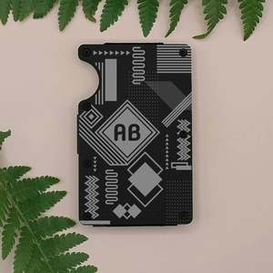 Geometric Metal Wallet