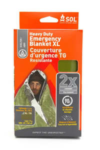 Discount: Emergency Survival Blanket Heavy Duty - Green